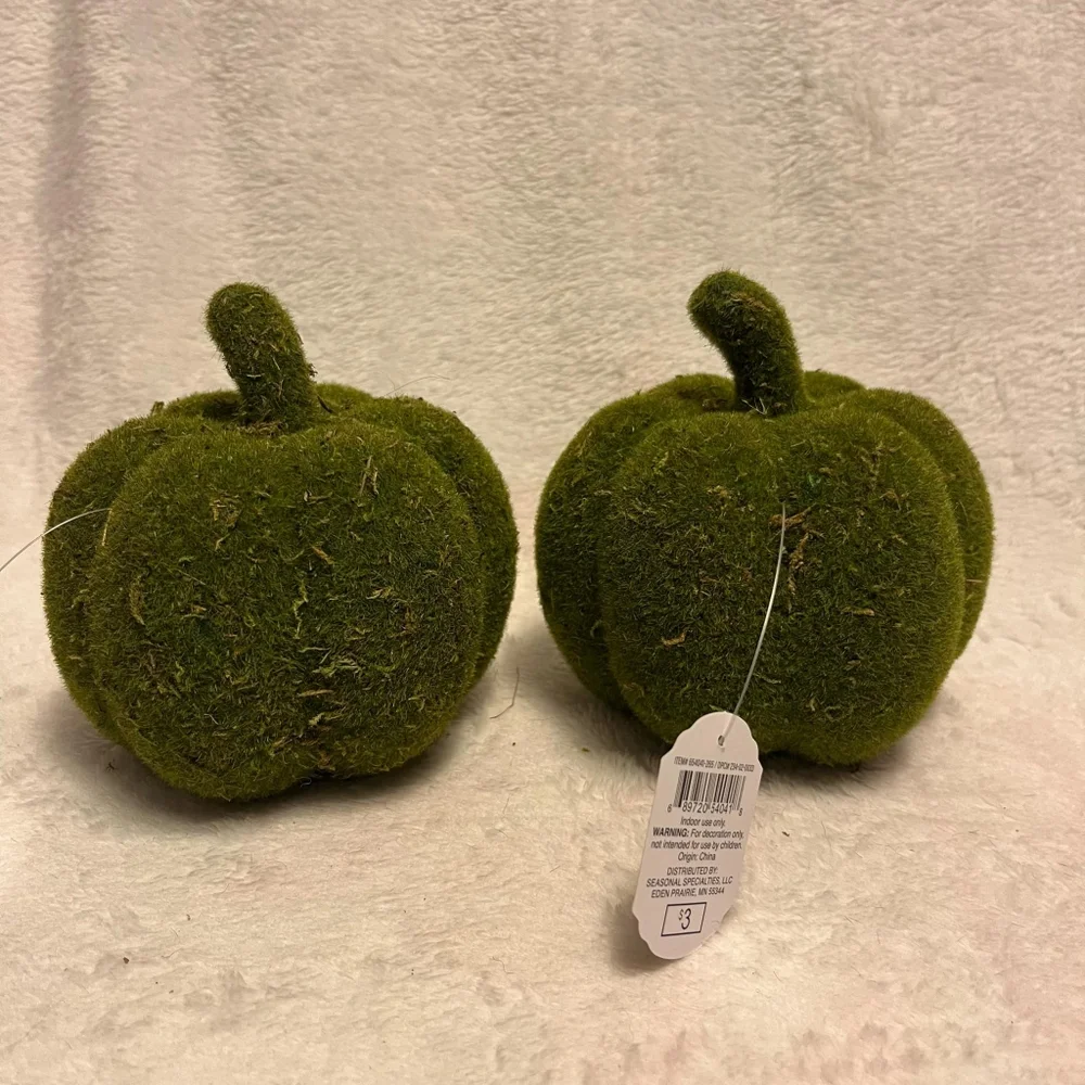 Target DISCONTINUED Moss Covered Pumpkin Set of Two